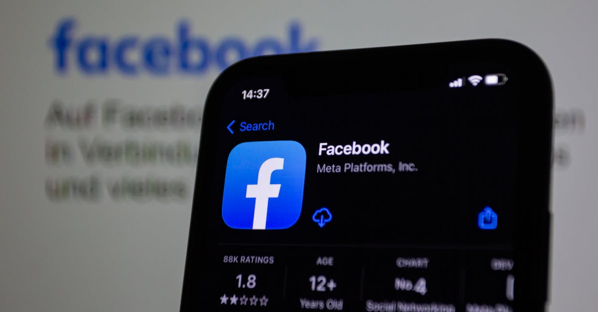 Close-up view of Facebook app on a modern smartphone, emphasizing technology.